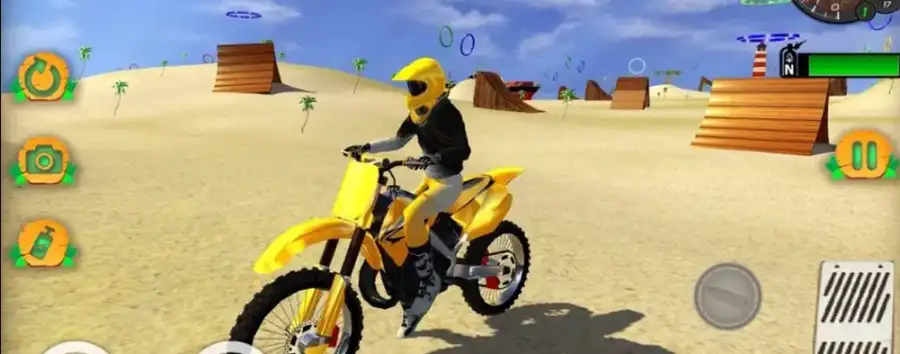 Motocross Beach Game: Bike Stunt Racing SellUnitySourceCode screenshot 2