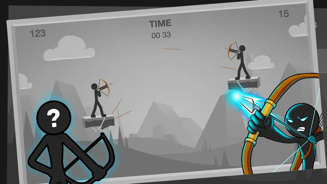 Mr Bow Stickman Unity Project screenshot 2