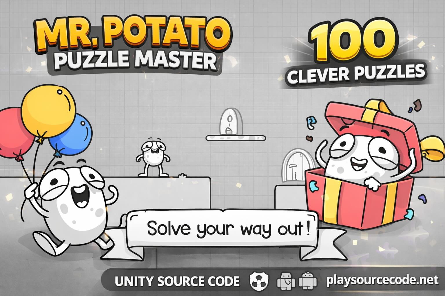 Mr. Potato Puzzle Master  Unity Source Code