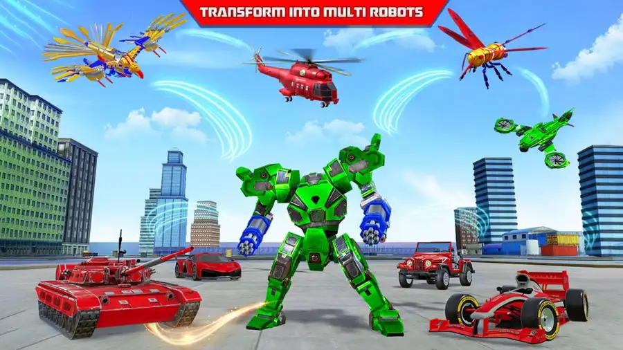 🤖 Multi Robot Game – Robot Transformation Game 2022