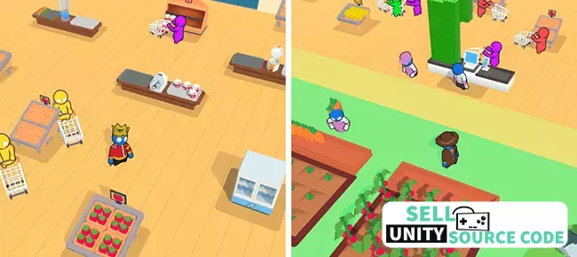 🏪 My Mini Mart – Idle Farm Tycoon | SellUnitySourceCode.com