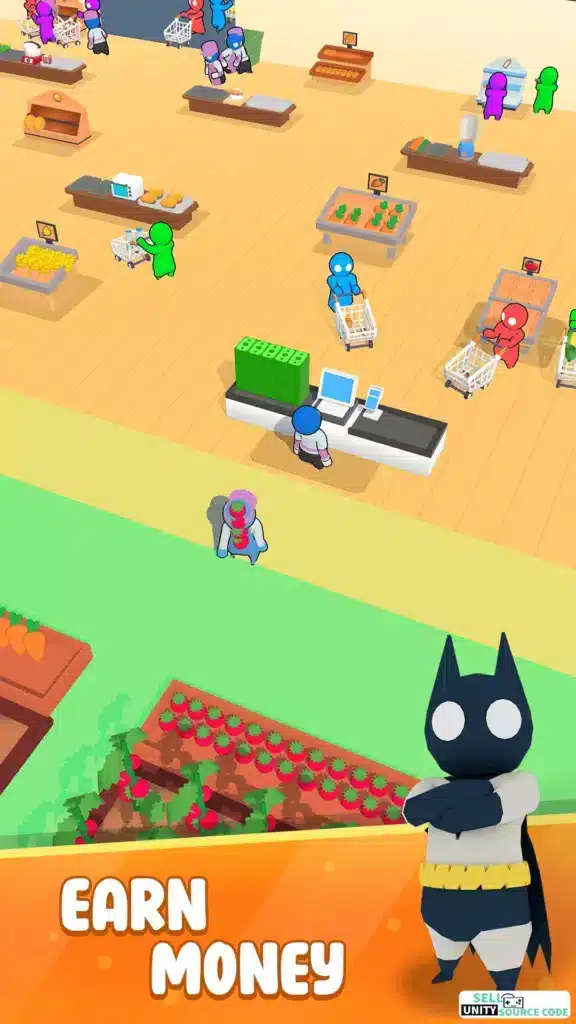 🏪 My Mini Mart – Idle Farm Tycoon | SellUnitySourceCode.com screenshot 3