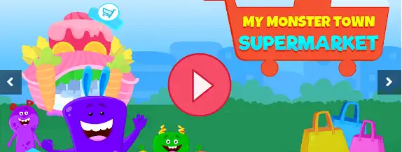 My Monster Town - Supermarket Grocery Store Games  screenshot 2