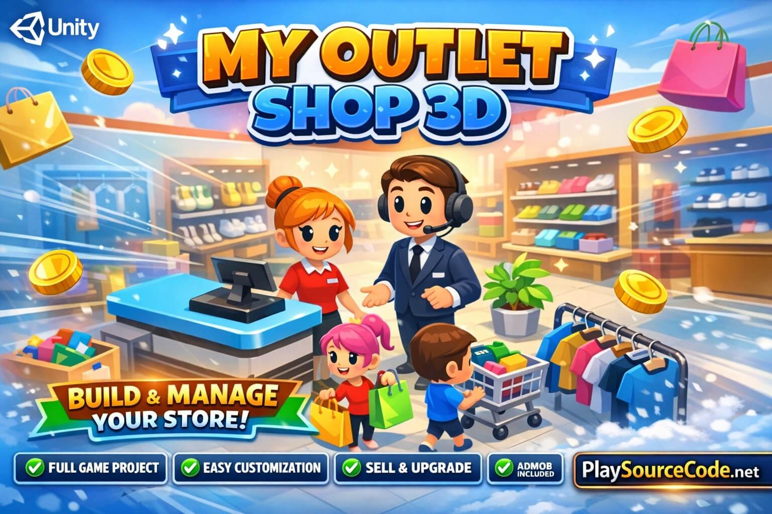 My Outlet Shop  Unity Game Code