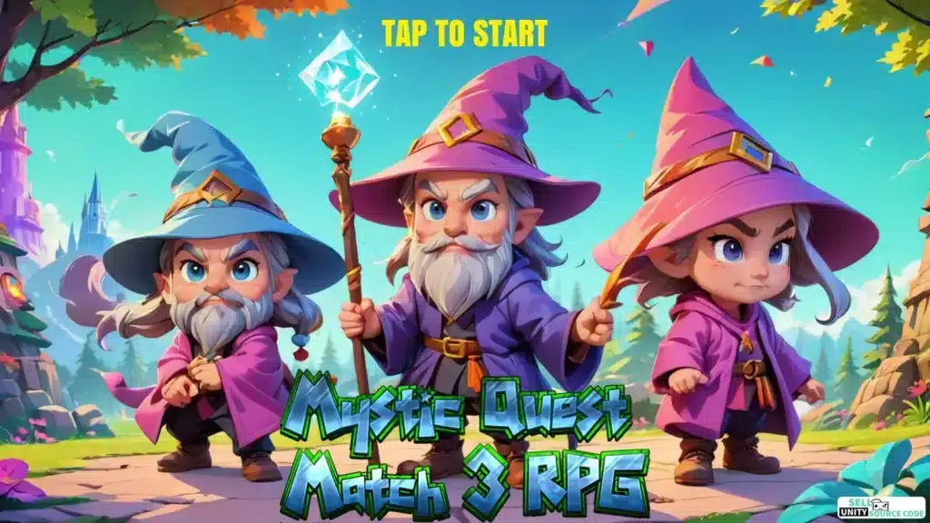 Mystic Quest Match 3 RPG SellUnitySourceCode