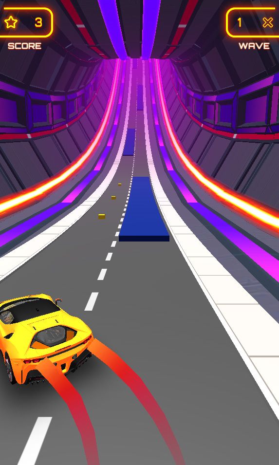 Neon Racer - Exclusive Unity Game Template screenshot 4