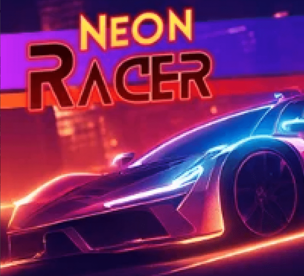 Neon Racer Exclusive Unity Game Template screenshot 2