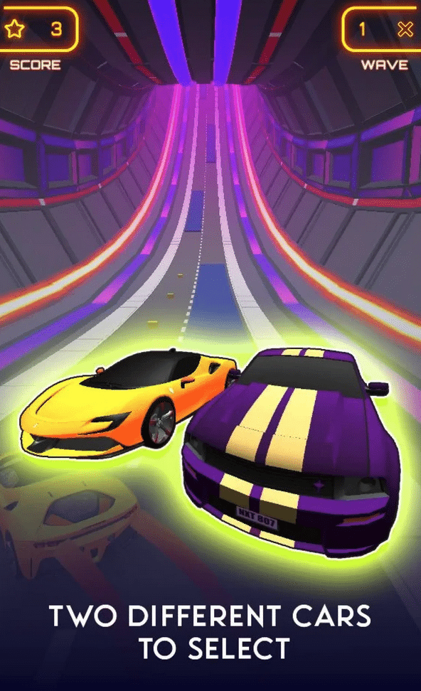 Neon Racer Exclusive Unity Game Template screenshot 4