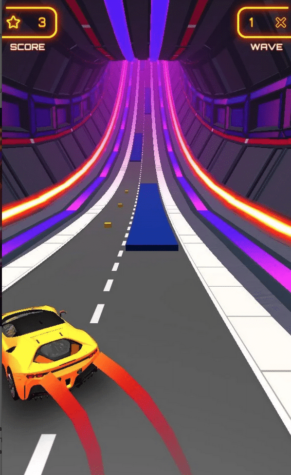 Neon Racer Exclusive Unity Game Template screenshot 5