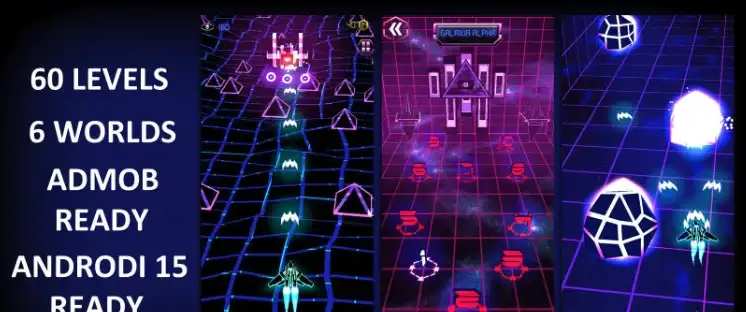 Neon Space Mission 3D – Unity Source Code | SellUnitySourceCode screenshot 2