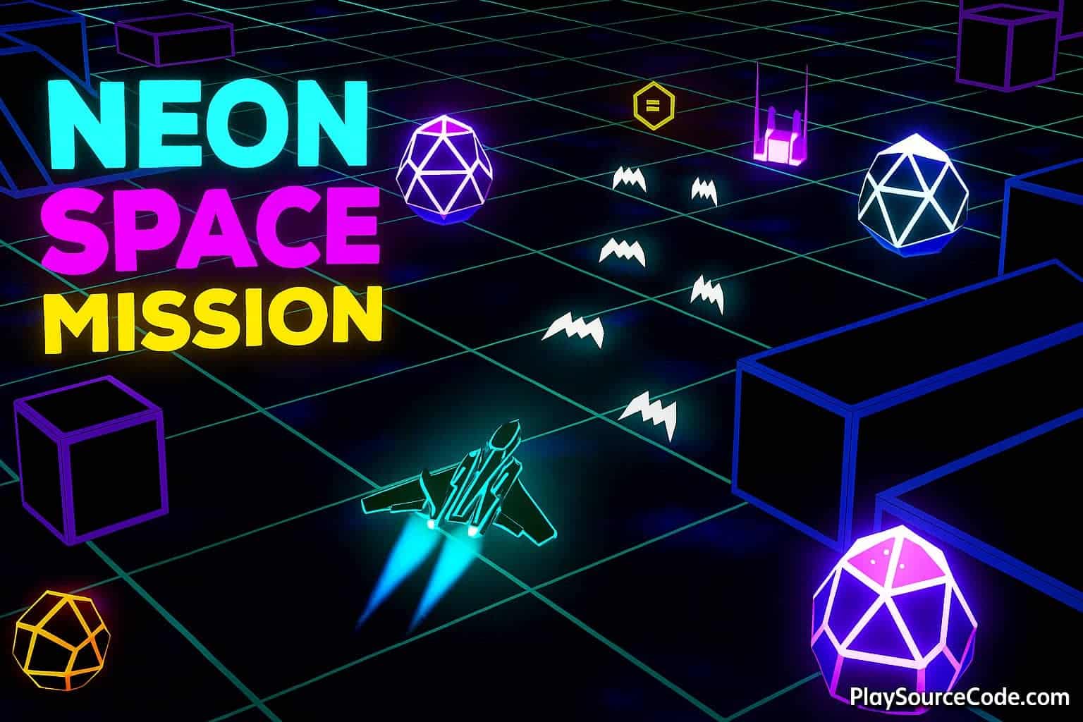 Neon Space Mission Unity Sourcecode