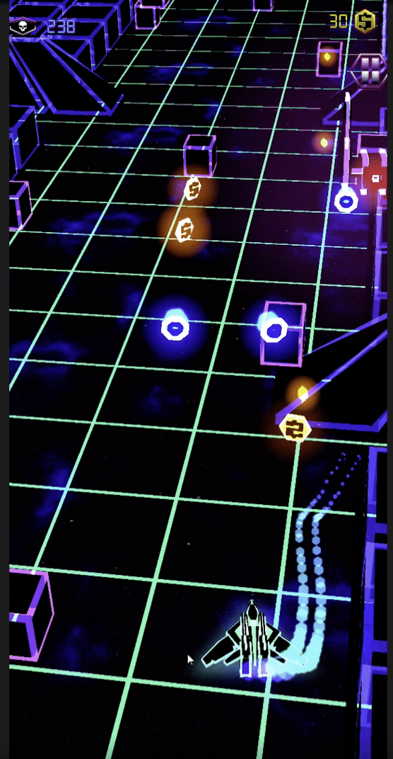 Neon Space Mission Unity Sourcecode screenshot 4