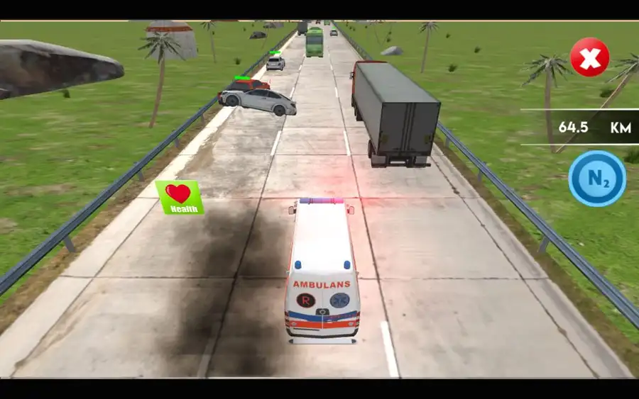 New Ambulance Call Drive – Emergency Siren Rescue Game – SellUnitySourceCode.com screenshot 5