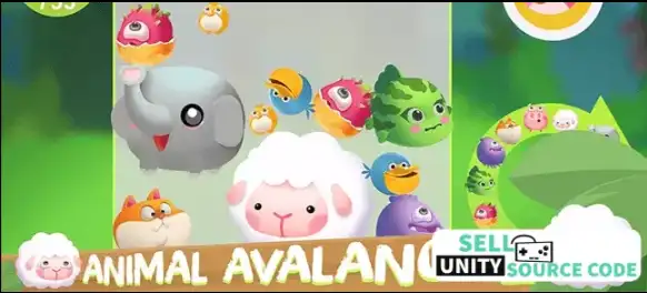 New Animal Avalanche – Merge Puzzle Unity Game – SellUnitySourceCode.com screenshot 5