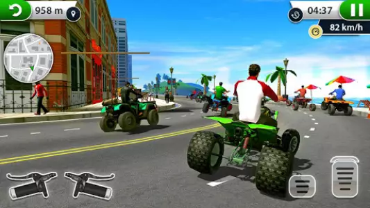 New ATV City Traffic Racing 3D – Unity Driving Game – 2025 Complete Unity Projects – SellUnitySourceCode.com screenshot 3
