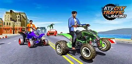 New ATV City Traffic Racing 3D – Unity Driving Game – 2025 Complete Unity Projects – SellUnitySourceCode.com screenshot 5
