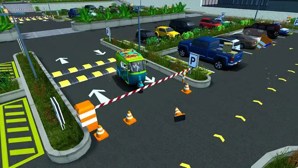 New Auto Rickshaw Parking Simulator 3D – Unity Driving Game SellUnitySourceCode.com  screenshot 2