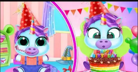  New Baby Unicorn Pet Care – Nursery & Dress Up Unity Game SellUnitySourceCode.com