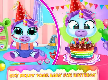  New Baby Unicorn Pet Care – Nursery & Dress Up Unity Game SellUnitySourceCode.com screenshot 3