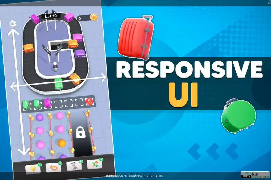  New Baggage Jam | Match Game Template – Complete Unity Projects - SellUnitySourceCode.com