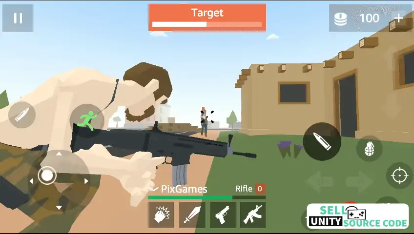 New Battle Guns 3D – Third Person Shooter – 2025 Complete Unity Projects - SellUnitySourceCode.com screenshot 5