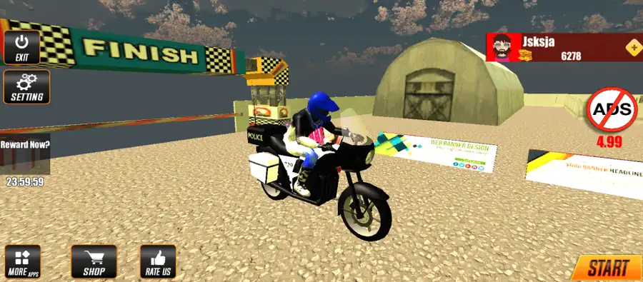 New Bike Offroad Stunt Racing 3D SellUnitySourceCode.com