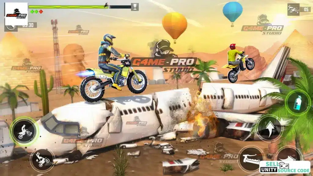 New Bike Stunt GAMEPRO STUDIO Best 2024 Unity Source Code SellUnitySourceCode.com screenshot 3