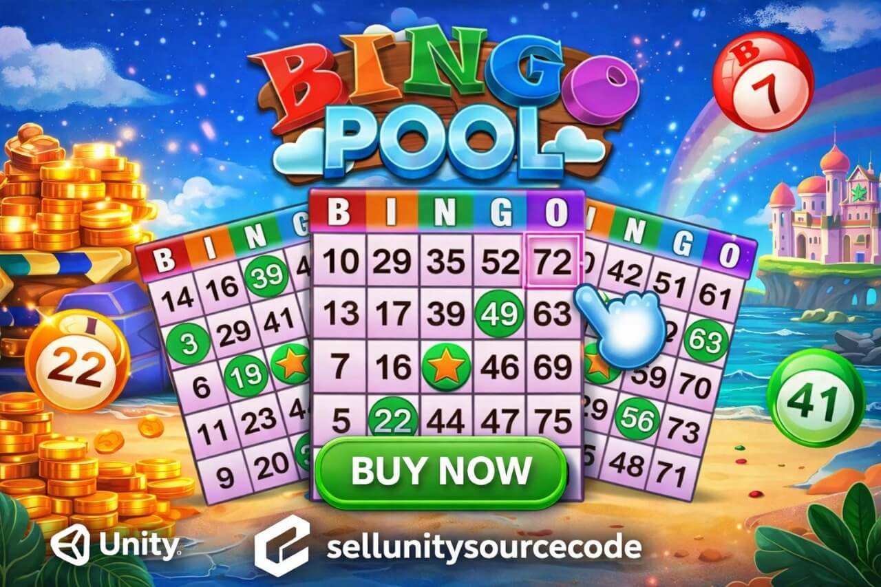 New Bingo Pool Classic Bingo Games – Unity Source Code SellUnitySourceCode.com