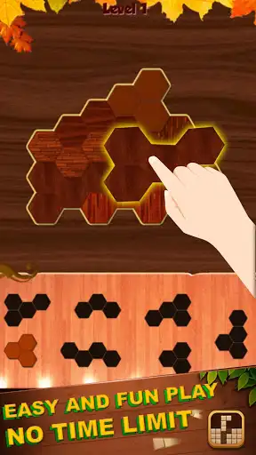  New Block Hexa Woody Puzzle – Hexagon Block Brain Game SellUnitySourceCode.com screenshot 4