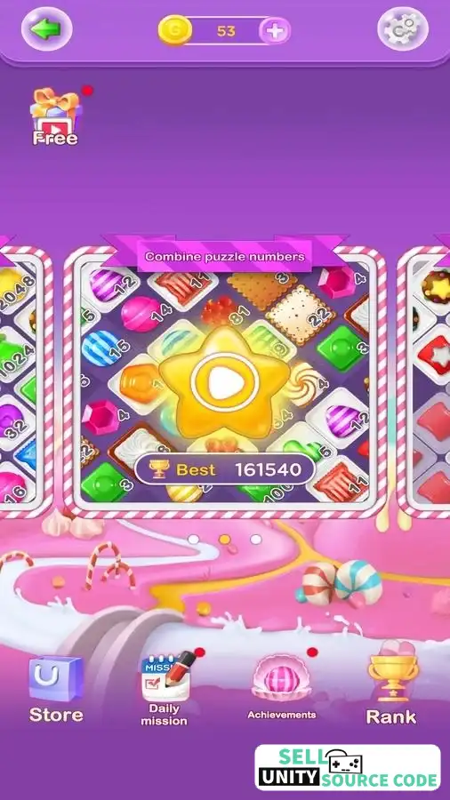 New Block Puzzle Kingdom Master: Fit & Build Logic Game SellUnitySourceCode.com screenshot 2