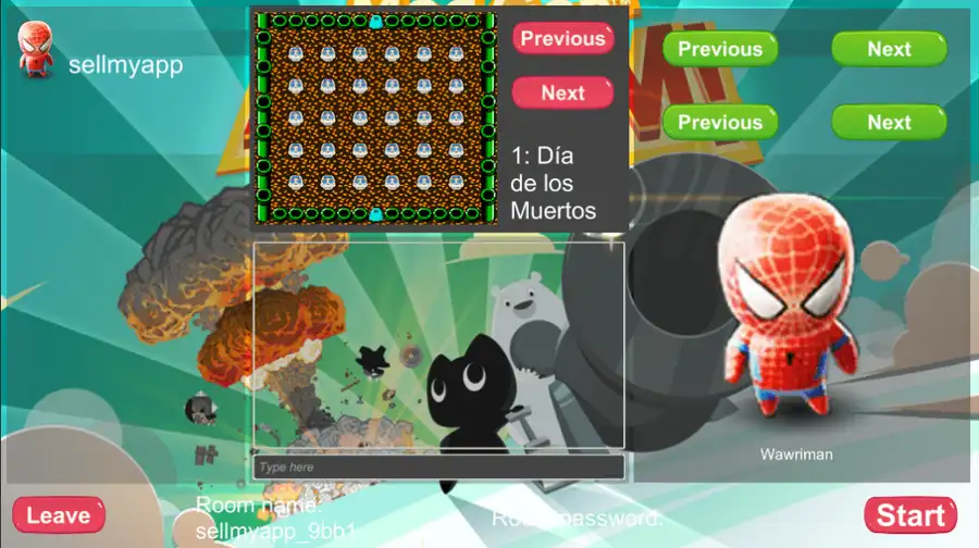 New Boom Online – Explosive Multiplayer Battle 2025 Complete Unity Projects - SellUnitySourceCode.com Demo screenshot 5