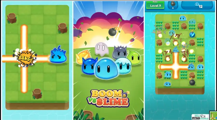 New Boom VS Slime – Explosive Action Arcade SellUnitySourceCode.com screenshot 2