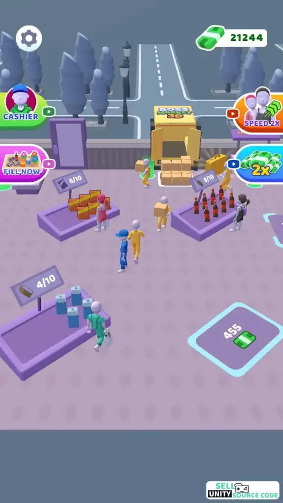 New Boss Market 3D – Supermarket Management Simulator SellUnitySourceCode.com screenshot 5