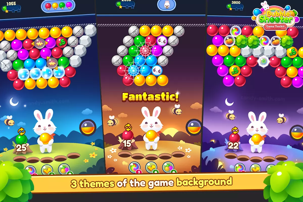 New Bubble Shooter Toolkit: Complete Unity Source Code – 2025 Complete Unity Projects - SellUnitySourceCode.com screenshot 2