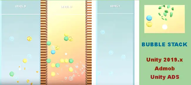 New Bubble Stack – Hyper Casual Balance Game SellUnitySourceCode.com screenshot 2