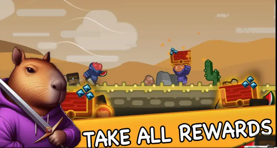 New Capybara! Treasure World Rush – SellUnitySourceCode.com screenshot 4