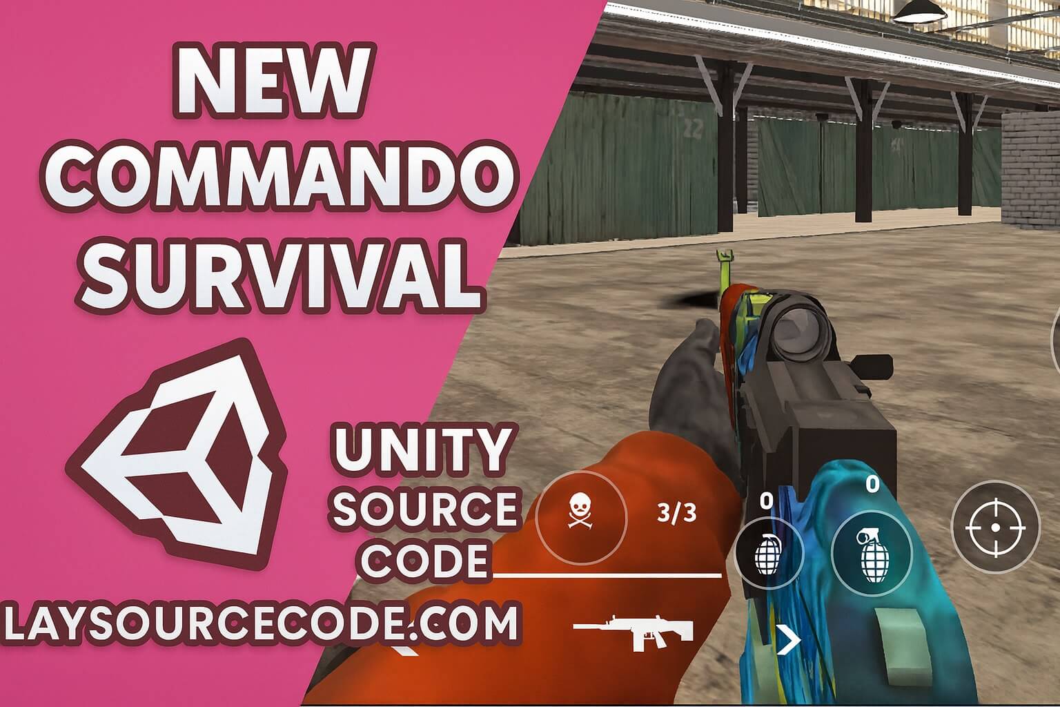 New Commando Survival Unity Source Code