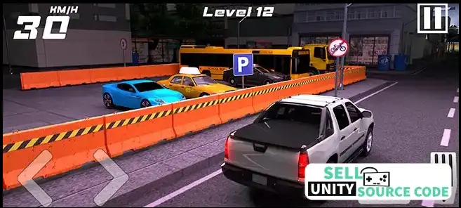 Night City Car Parking SellUnitySourceCode
