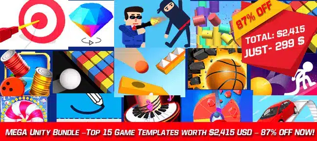 Nimmi Developer’s MEGA Unity Bundle –Top 15 Game SellUnitySourceCode