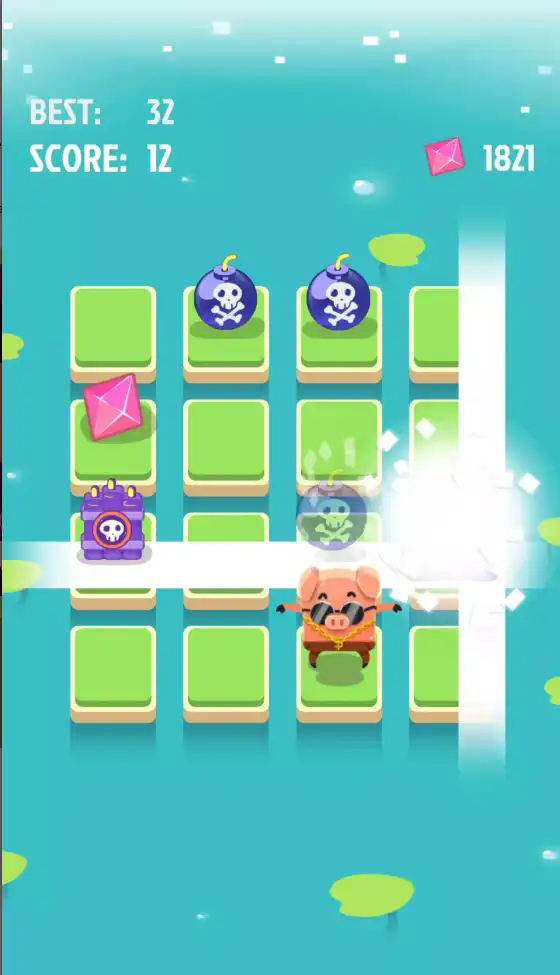 🥷💣 Ninja vs Bomb – Jump & Dodge Arcade Game (SellUnitySourceCode) screenshot 4