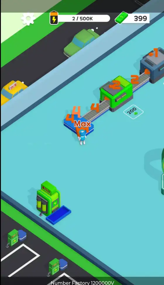 🔢⚡ Number Factory: 1200000V! – Magnetic Idle Hyper-Casual Game (SellUnitySourceCode) screenshot 3
