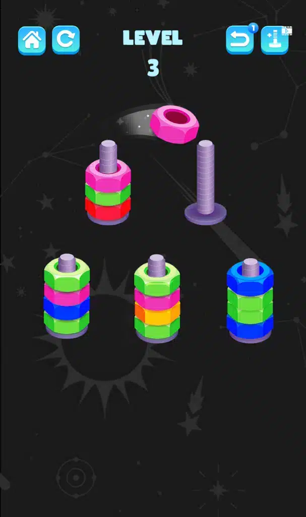 Nuts & Bolts: Sort Challenge SellUnitySourceCode screenshot 3