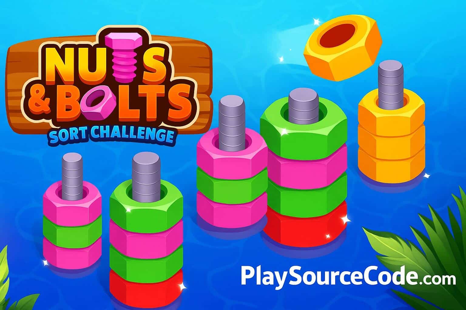Nuts & Bolts: Sort Challenge Unity Source Code