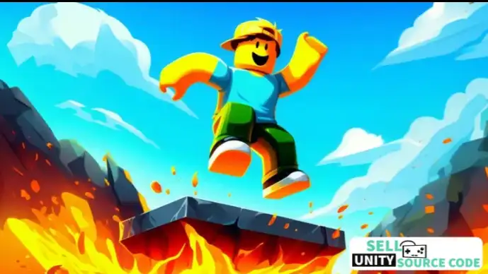 🔥 Obby Lava Challenge – Parkour Adventure (SellUnitySourceCode) screenshot 2