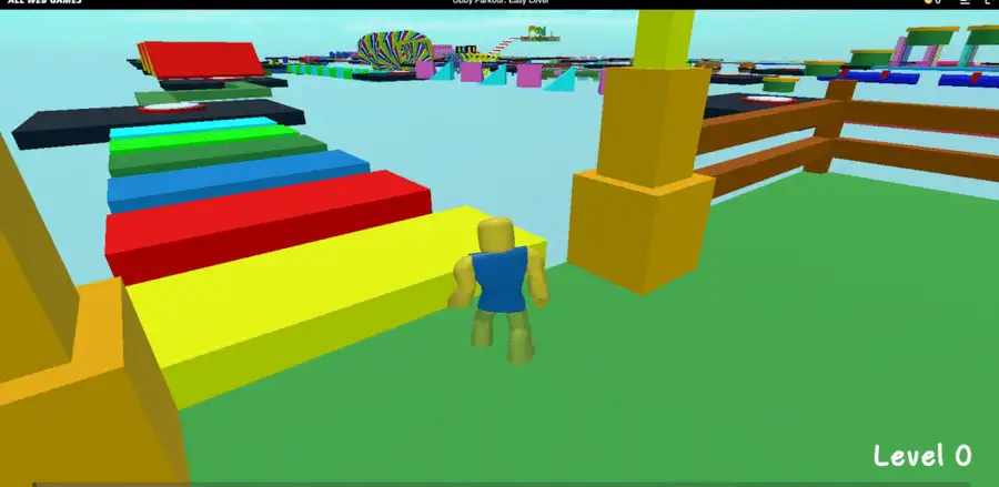 Obby Parkour: Easy Level Sell unity Code