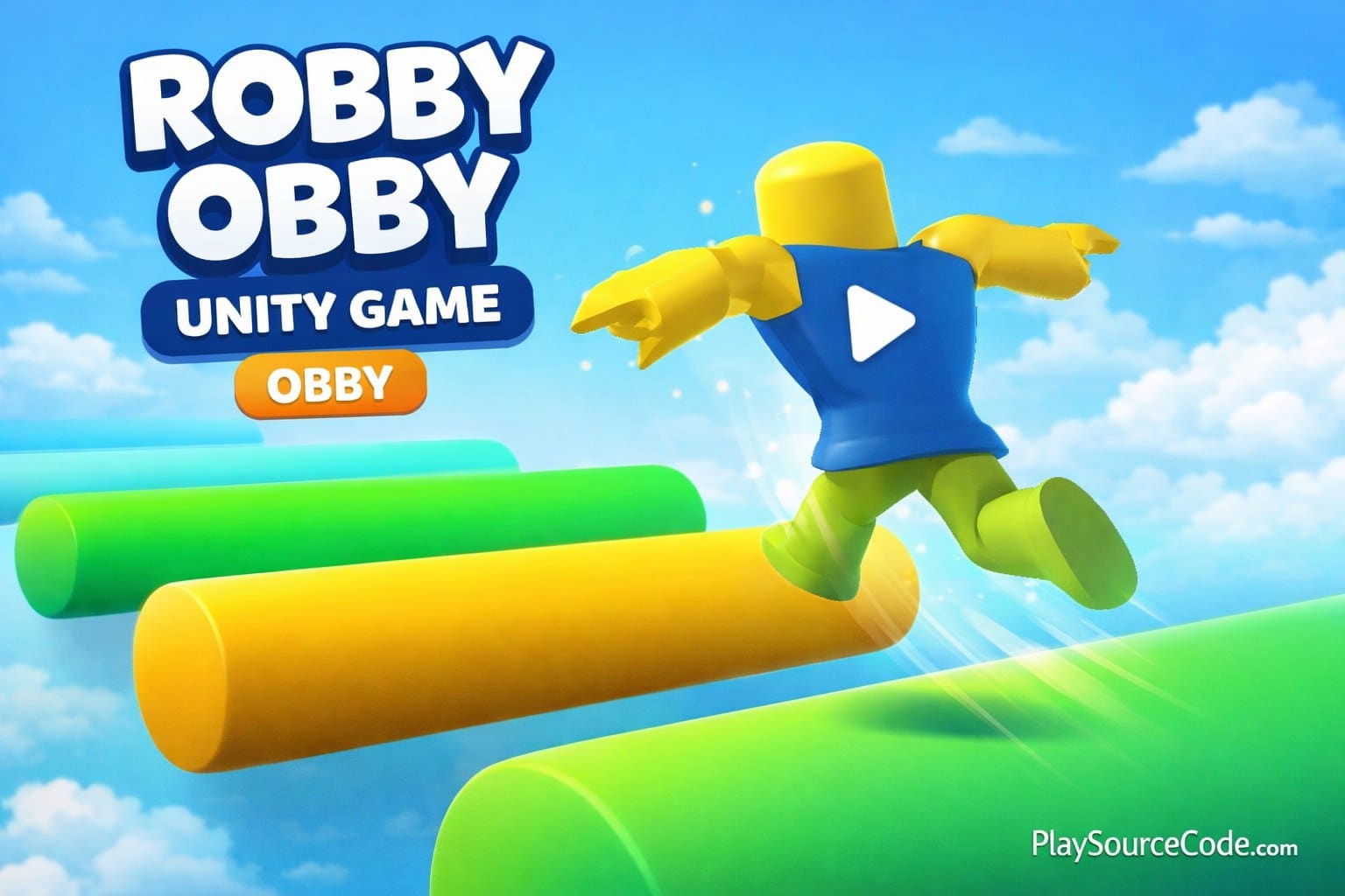 Obby Parkour: Easy Level Unity Project screenshot 4