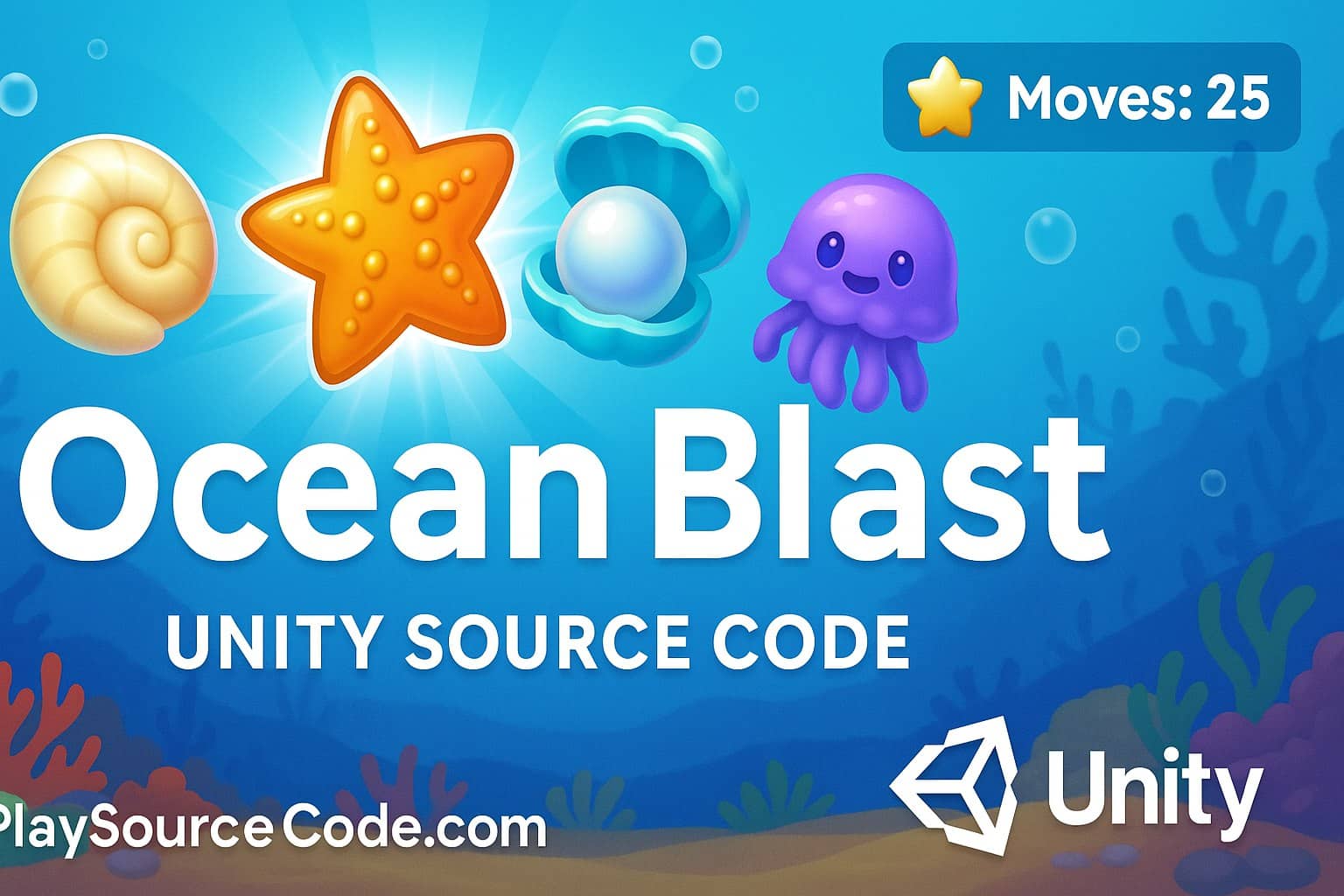 Ocean Blast | Marine Match 3 - Complete Unity Project
