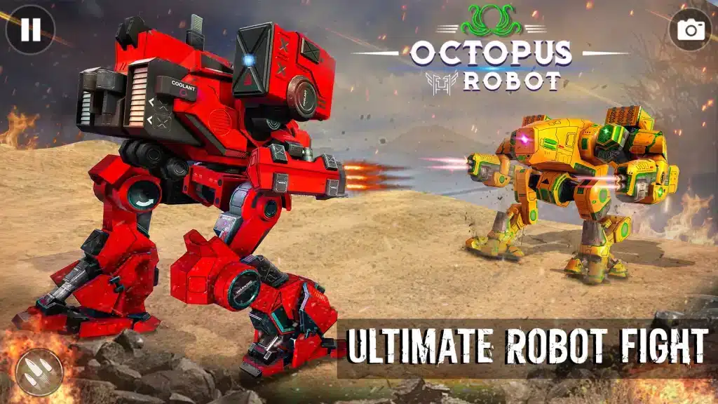 Octopus Robot Car Wala Games SellUnitySourceCode screenshot 2