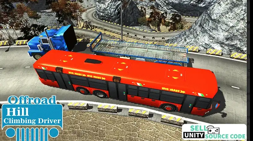 Offroad Hill Climbing Driver SellUnitySourceCode