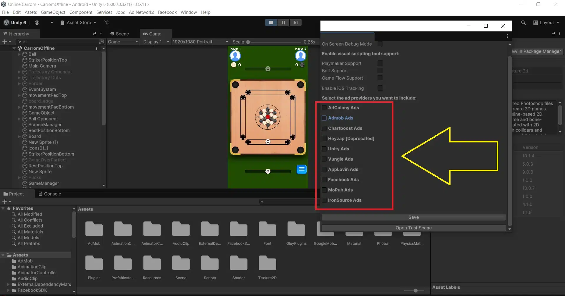 Online Multiplayer  Carrom Unity complete Project screenshot 3